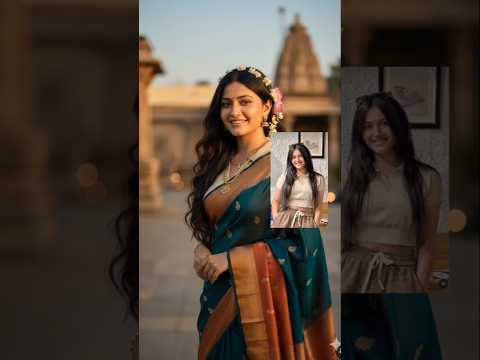 📸 How to Make Trending Saree Photo in Gemini | Step by Step Tutorial #trending  #youtube #gemini