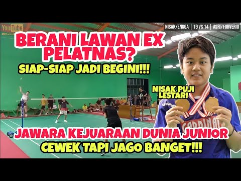 PANTES JAGO BANGET❗TERNYATA NISAK PUJI LESTARI EX PELATNAS JAWARA KEJUARAAN DUNIA JUNIOR|TARKAM SOLO