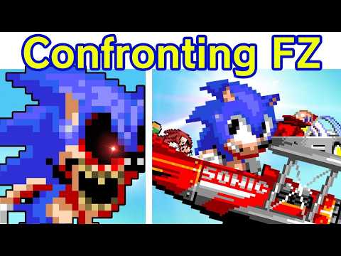 Friday Night Funkin' Sonic.EXE: Confronting Yourself [Final Zone] Sonic Good & Bad Ending (FNF Mod)