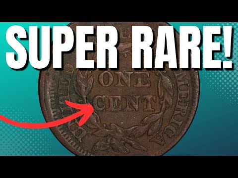 ONE Cent Coins Worth A LOT of Money! Large Cent Braided Hair Coin Values
