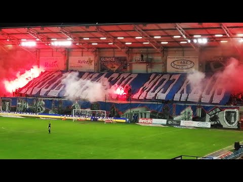 Oprawa kibiców Piasta na meczu z Górnikiem Zabrze | 26.02.2022