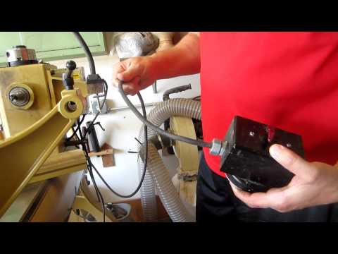 Installing a remote switch for the Powermatic 3520B