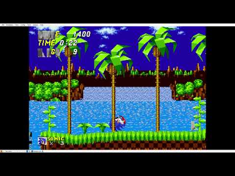 Sonic 2 Nick Arcade Green Hill Zone run