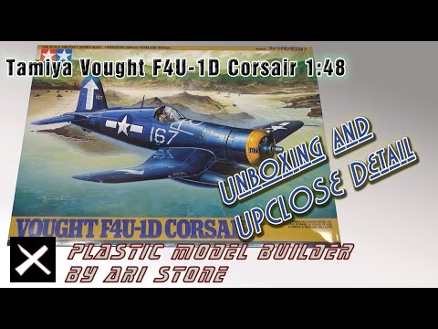 Tamiya Vought F4U 1D 1/48 Corsair Unboxing Review