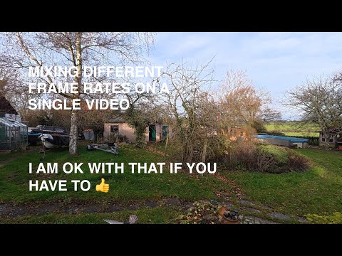 Mixing different frame rates in a single video ?