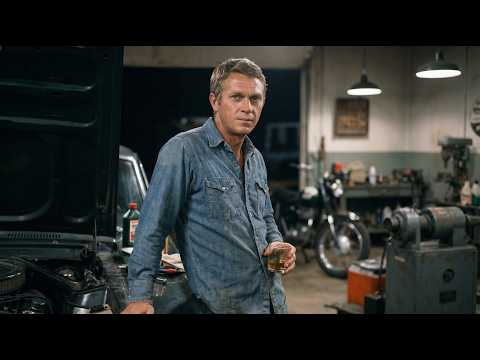 Steve McQueen’s Hollywood Hills Garage, 1968