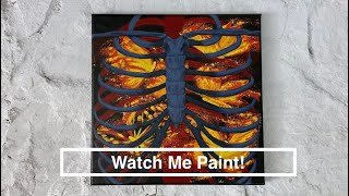 Acrylic Painting Time-lapse - "Loss Lava"