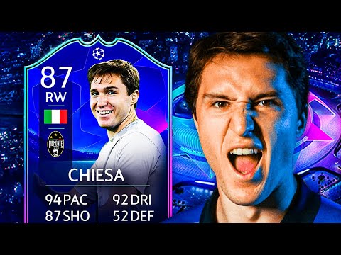 THE CHIESA CARRY! 🤩 87 TOTGS CHIESA PLAYER REVIEW! - FIFA 22 Ultimate Team