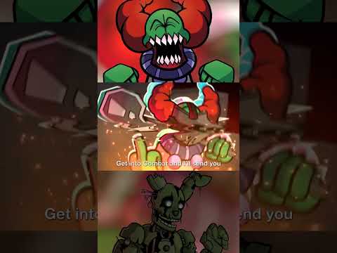 TRICKY THE CLOWN SPITTING?? #rapbattle #eddiefrb #madnesscombat #fnf #springtrap #fnaf