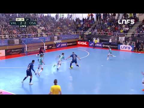 Paradas de Asier Llamas Viña Albali Valdepeñas - Osasuna Magna. J22, 1Div. LNFS