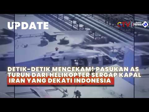 Detik-detik Mencekam! Pasukan AS Turun dari Helikopter Sergap Kapal Iran yang Dekati Indonesia