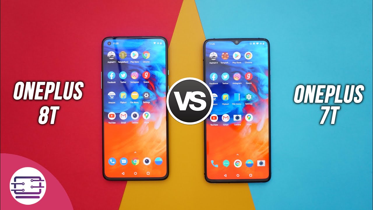 OnePlus 8T vs OnePlus 7T Speedtest Comparison