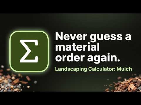 Landscaping Calculator: Mulch video thumbnail