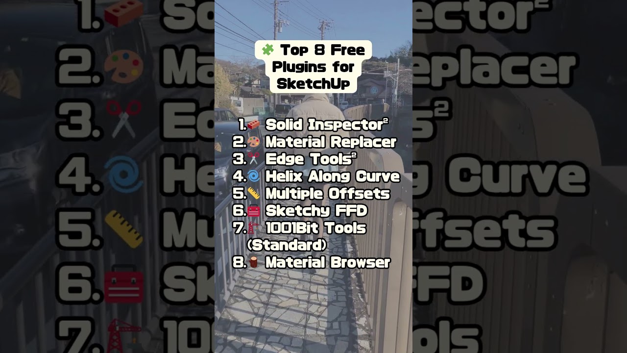 Best FREE plugins for SketchUp