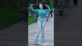 beautiful girl street fashion outfits style #tiktok #chinesefashion #mejoresstreetfashion #shorts