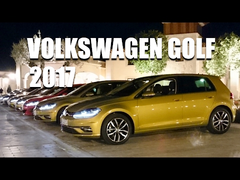 Volkswagen Golf 2017 1.5 TSI evo, GTD, GTI (ENG) - First Test Drive and Review Video
