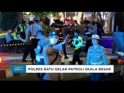 POLRES BATU GELAR PATROLI SKALA BESAR