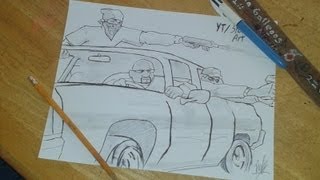 preview picture of video 'Speed Drawing: GTA San Andreas'