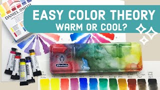 Color Theory Watercolor Beginner's Guide How to mix Clean Colors Tutorial  -  Warm and Cool Colors