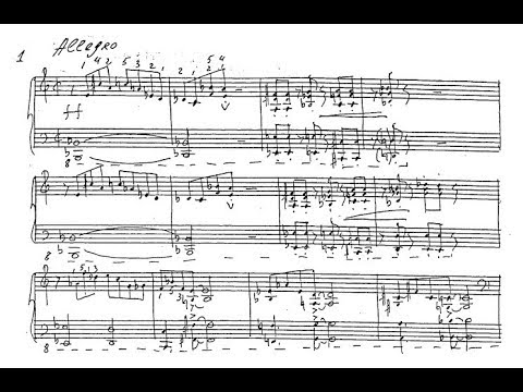Alexander Rosenblatt - Piano Sonata No. 2 (audio + sheet music)