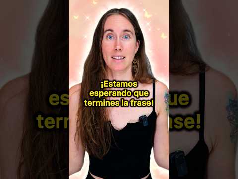 No digas en inglés lo que puedas decir en español