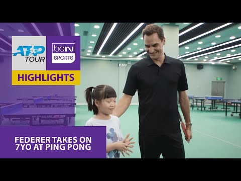Federer loses to 7yo prodigy at table tennis