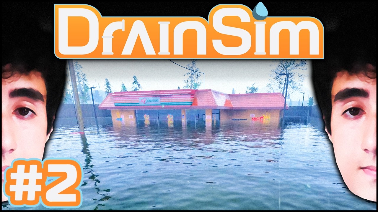 Desentupindo UM MERCADINHO 💦 DrainSim - #2 | Felps