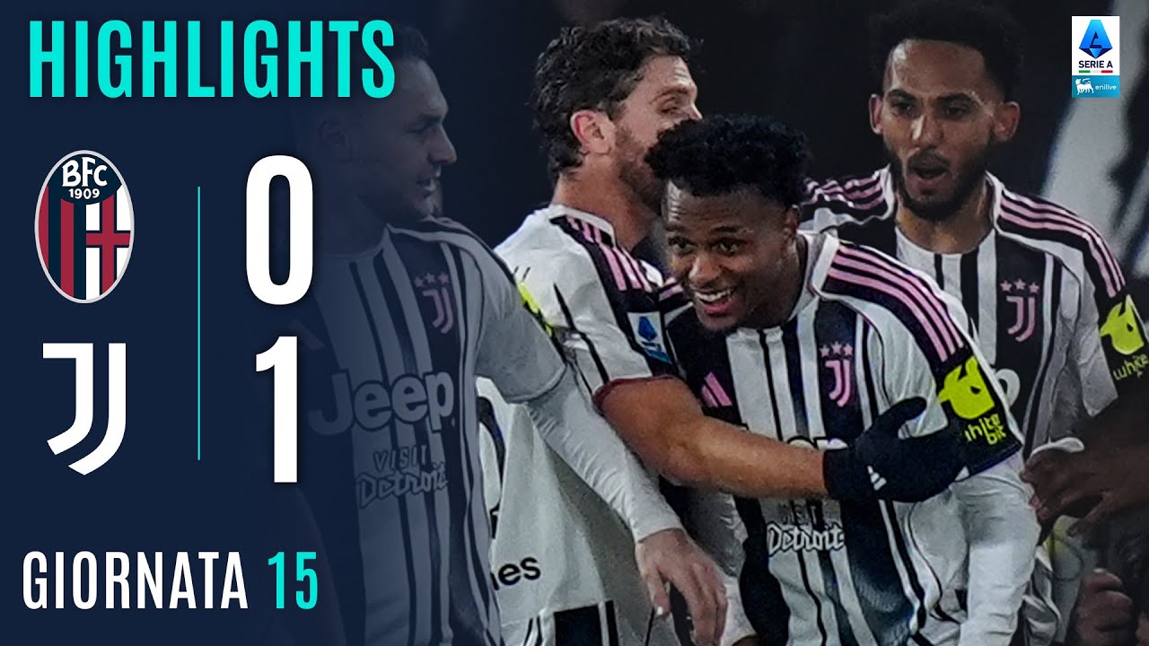 BOLOGNA-JUVENTUS 0-1 | HIGHLIGHTS | 15ª GIORNATA | SERIE A ENILIVE 2025/26