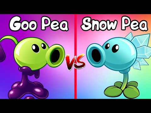 Goo Peashooter vs Snow Pea MAX Levels ► Plants vs. Zombies 2: It's About Time