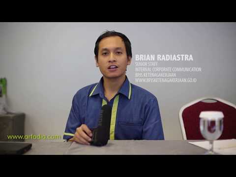 BPJS Ketenagakerjaan testimonial on Arfadia social media management