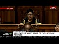 Western Cape SOPA | Hellen Zille's Last State Of The Province Address