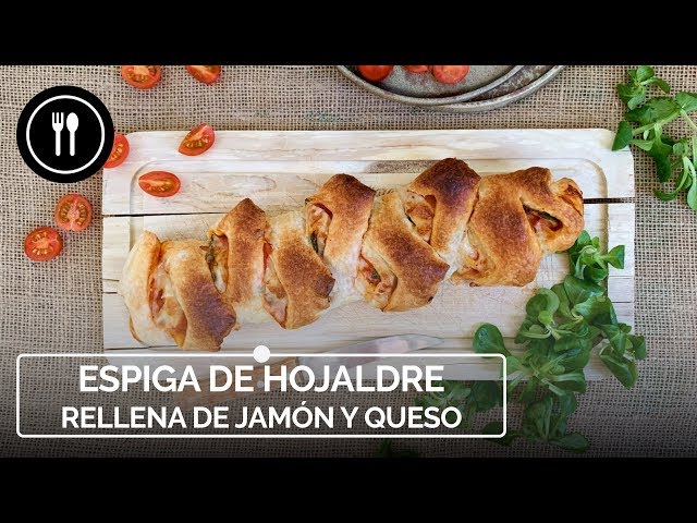 ESPIGA DE HOJALDRE rellena de jamón y queso | Instafood