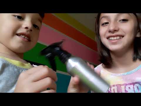 Me and my brother doing asmr