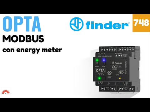 Connecting an Energy Meter via Modbus with OPTA Finder - Video 748