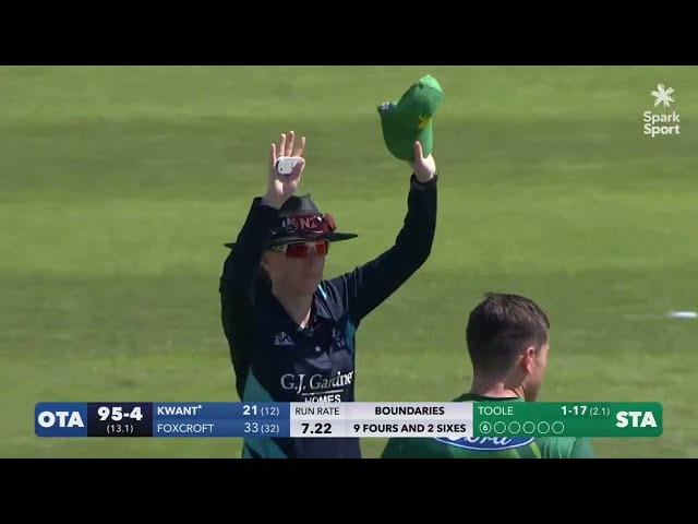 Bacon 5-wicket haul! Stags v Volts | SHORT HIGHLIGHTS | Dream11 Super Smash | Saxton Oval Nelson