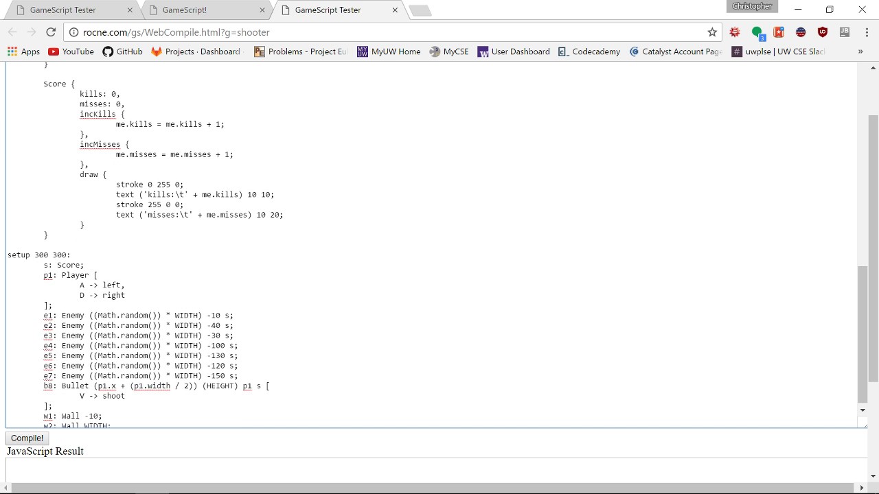 GameScript Screencast