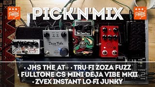 Video thumbnail for JHS AT+, Tru-Fi Zosa, Fulltone Mini Deja Vibe MkII, ZVex Instant Lo-Fi Junky – TPS Pick'N'Mix by That Pedal Show
