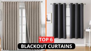 Top 6 Best Blackout Curtains on Amazon – Affordable & High-Quality