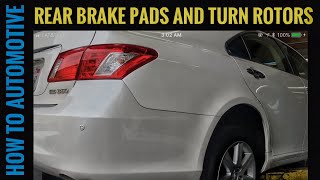 How to Replace the Rear Brake Pads and Turn Rotors On a 2008 Lexus ES350