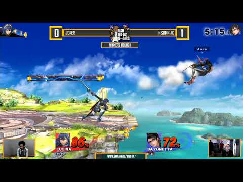 Ultra WBB #147 | Joker (Lucina) vs Insomniac (Bayo)  - Winners Round 1 - Super Smash Bros. for Wii U