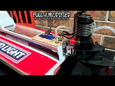 MRP Tunnel Hull Rebuild - CG, Sliding Battery Tray, Outboard Steering Setup, Servo Mount