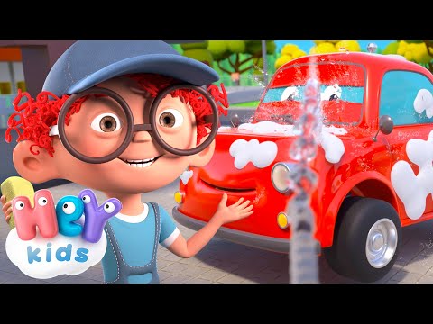 Ja, mein Auto wasch ich gern! 🚘 Autowaschanlage Lied | HeyKids Kinderlieder TV