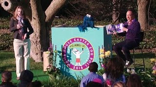 2015 White House Easter Egg Roll: Sesame Street Reads &quot;Just One You!&quot;