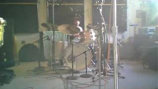 Kevin Soffera Tracking Drums at Amoeba Audio 2