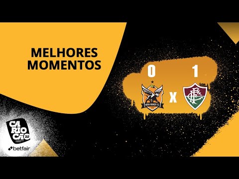 Gols e lances de Nova Iguaçú x Fluminense
