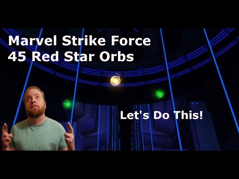Marvel Strike Force - 45 Red Star Orbs - MSF