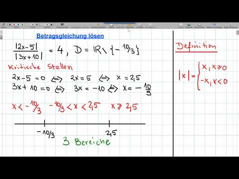 Betragsgleichungen