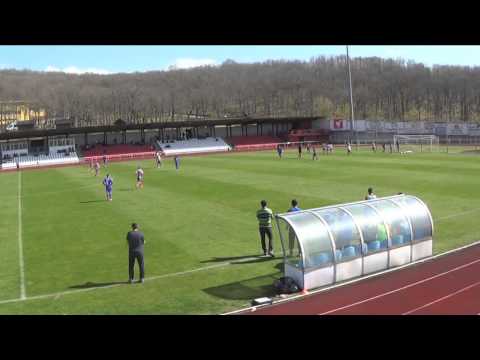 Gol de Aleixo . Atlético Bembibre 3 - CD Cristo Atlético 1  (Gol de Aleixo, 1-0)