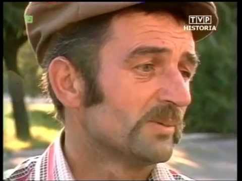 PRL 1984 Żniwa zamknięte sklepy. Zboże wyrzucone do lasu