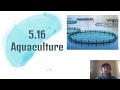 APES Video Notes 5.16 - Aquaculture